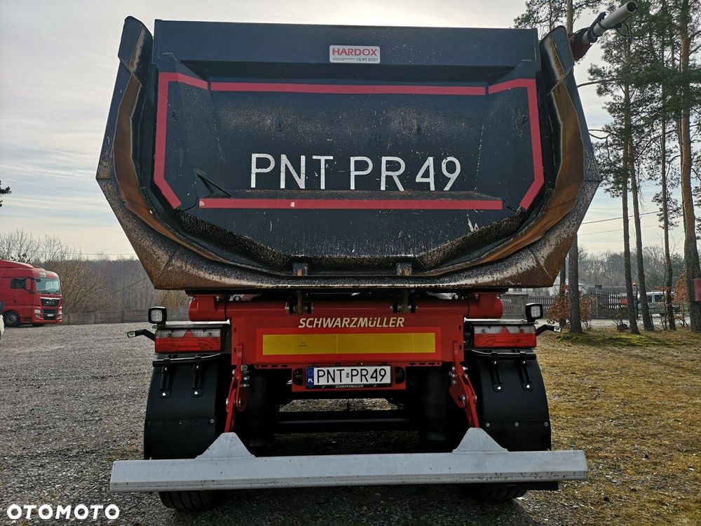 Schwarzmuller Wywrotka Stalowa 24m3 Oś Podnoszona SAF Waga 6000 kg! - 7