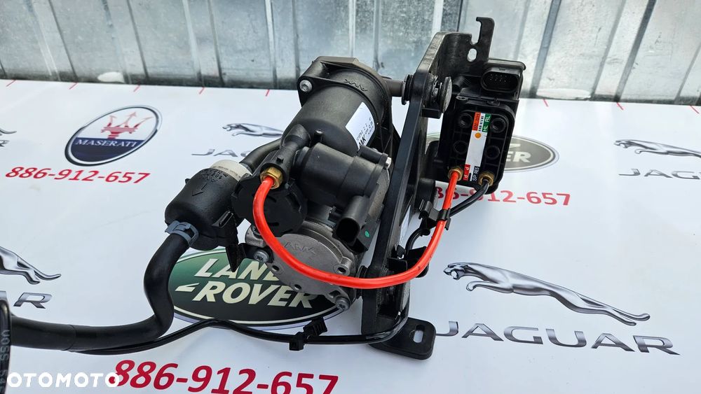 Jaguar XJ 351 LIFT 2015-2019 Kompletny kompresor zawieszenia NIVO Butla Blok zaworowy Sprężarka GW93-5B709-AB - 12