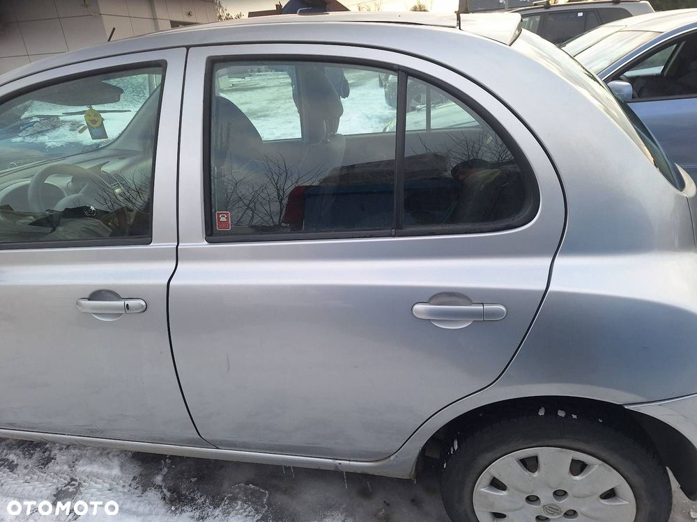 DRZWI KOMPLETNE LEWY TYŁ NISSAN MICRA K12 KY0 - 1