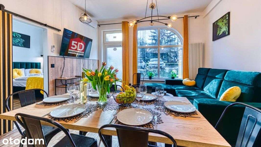 Luxury Apartment| Gotowy biznes | 9,2 Booking | Sauna | 64m2