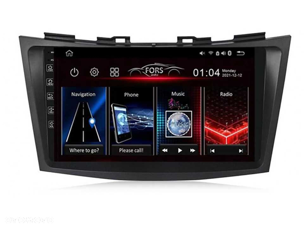 Radio samochodowe Android Suzuki Swift (9") 2011.-2015