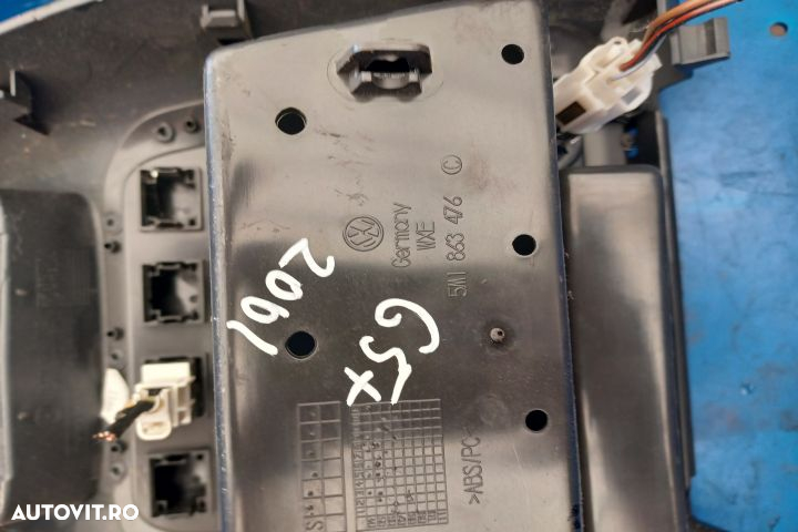 Consola centrala 5M1863476C Volkswagen VW Golf 5 [2003 - 2009] Plus m - 4