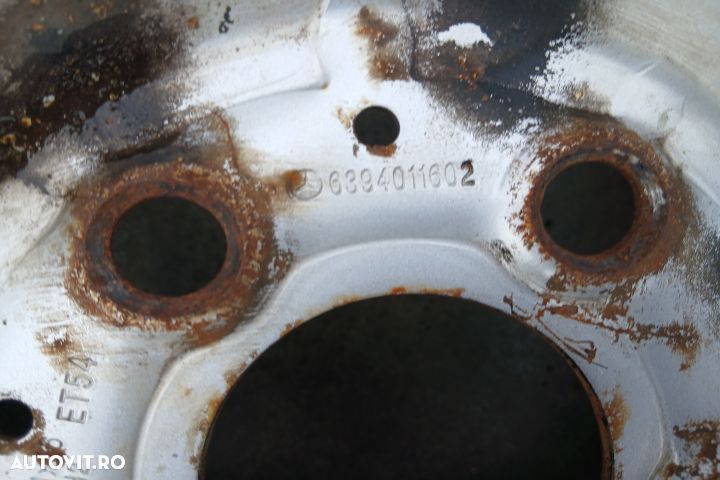 Janta tabla cu anvelopa 16 6394011602 6J16H2 ET54  195/65 R16 C 63940 - 3