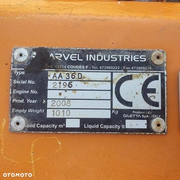 Pług śnieżny boczny ARVEL - 3