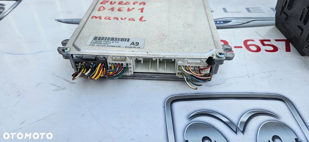 HONDA CIVIC VII 7 LIFT 1.6 16V VTEC D16V1 Zestaw startowy do odpalenia auta Sterownik silnika Komputer Licznik Zegary Stacyjka - 4