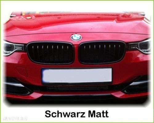 GRILE BMW SERIA 3 F30 F31 M3 LOOK Negru Mat Lucios simple duble  CALITATE PREMIUM ⭐️⭐️⭐️⭐️⭐️ - 7
