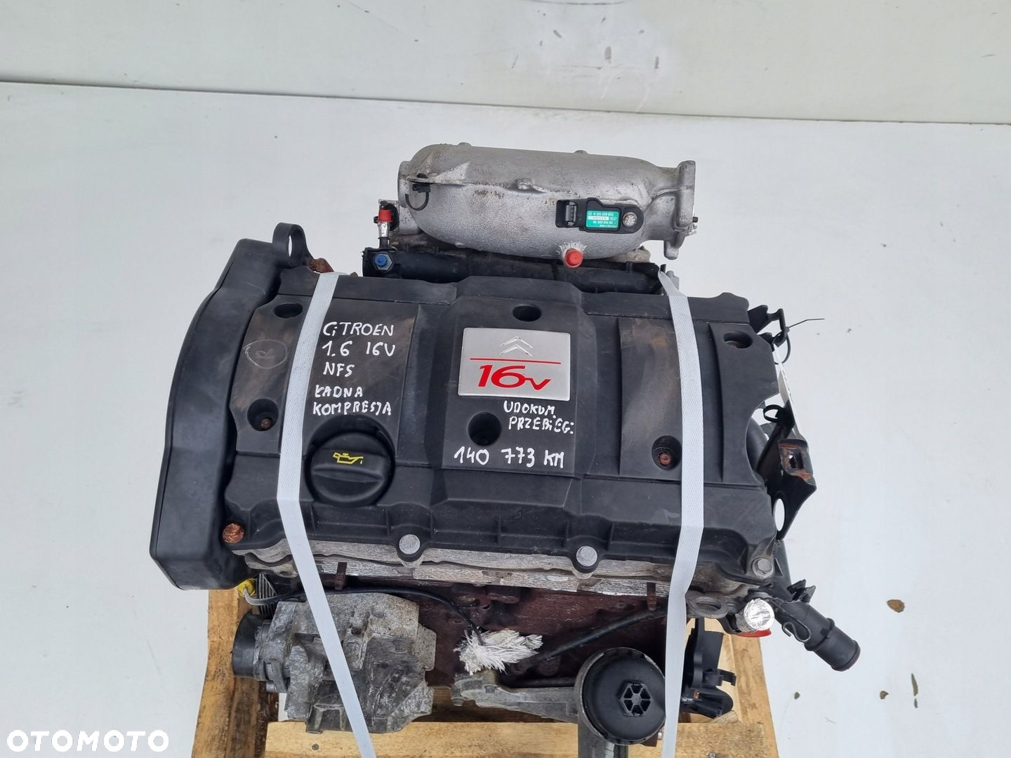 SILNIK KOMPLET Citroen C2 1.6 16V VTS 122KM udokumentowane 148tyś NFS - 4