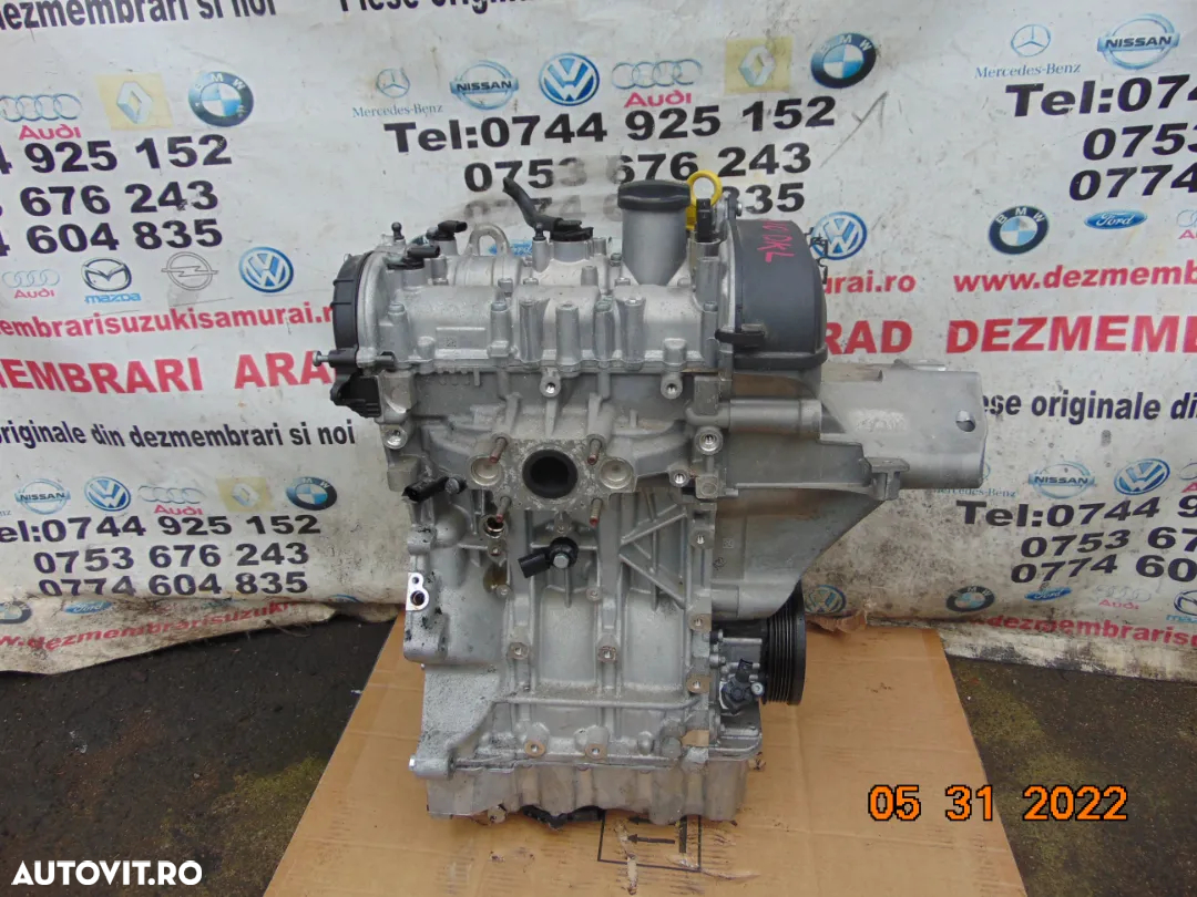 Motor VW 1.0tsi DKL Golf 7 Audi Skoda Seat ibiza Leon Octavia polo T Cross Rapid Fabia Up dkla dklb - 9