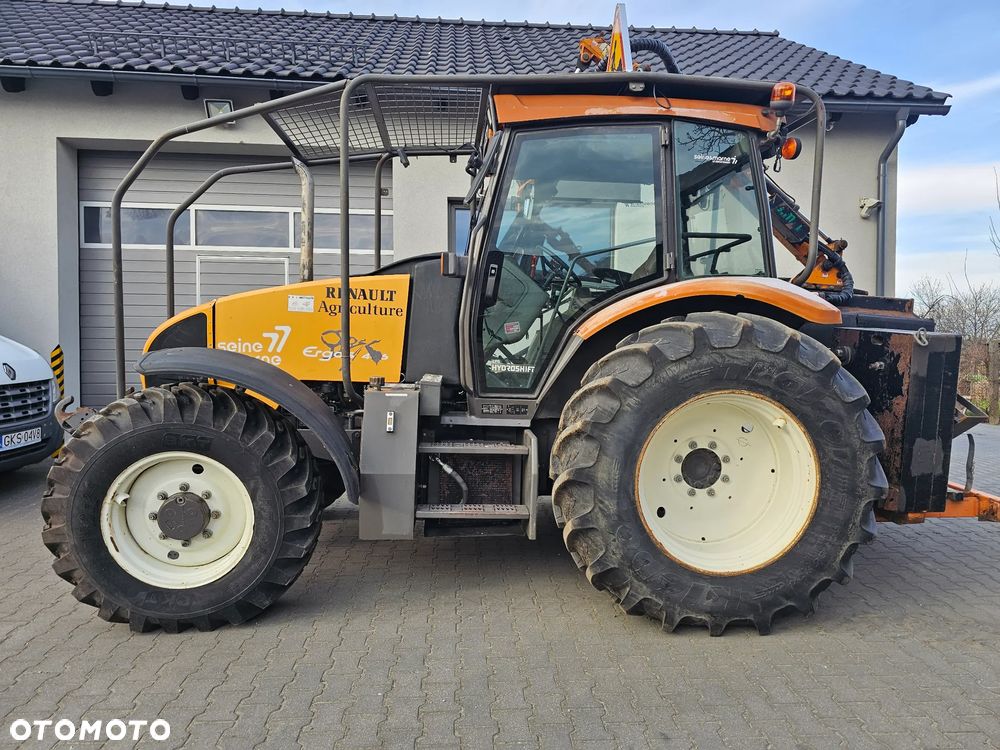 Renault Ergos 456 446 4x4  z kosiarką bijakową+ tuz + przedni wom - 2