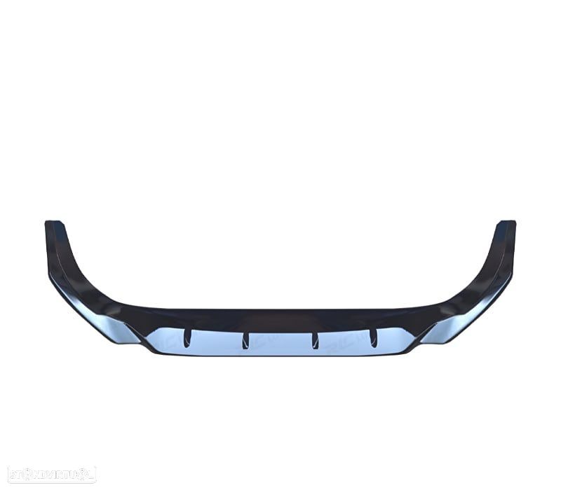 SPOILER LIP VOLKSWAGEN VW GOLF 7 7.5 12-20 LOOK CS PRETO BRILHANTE - 2