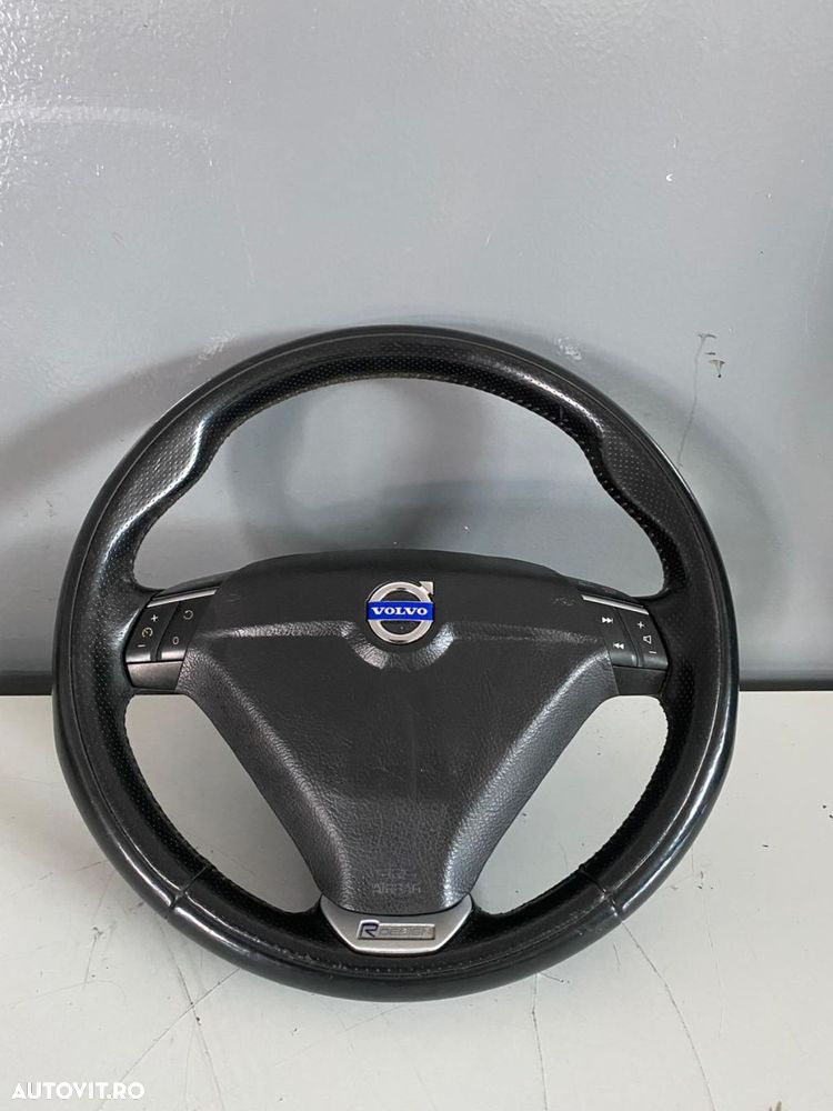 Volan piele sport cu airbag R-DESIGN VOLVO XC90 2007-2014 30723444 30754311 30756165 31332812
