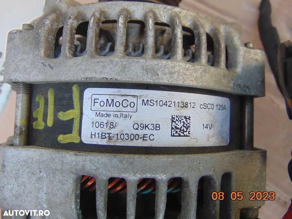 Alternator ford 1.0 Fiesta 2017-prezent ecoboost focus c max 1.0 benzi - 3