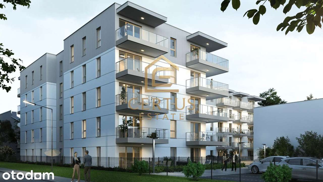 2 pokoje 55,84 m² z ogródkiem | bez prowizji