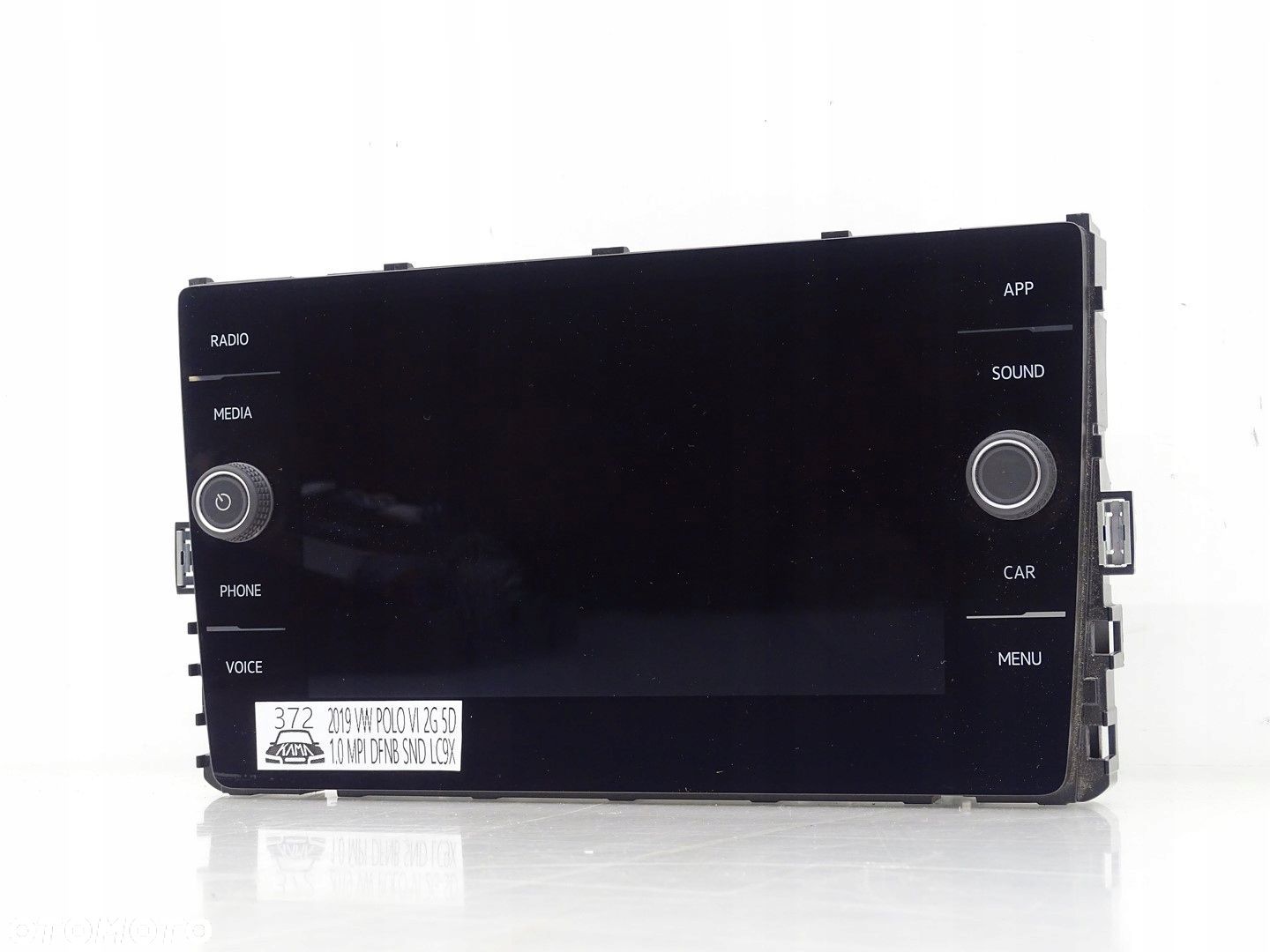 EKRAN WYŚWIETLACZ MONITOR LCD MMI MEDIA VW POLO VI 6 2G 5G6919605A - 1