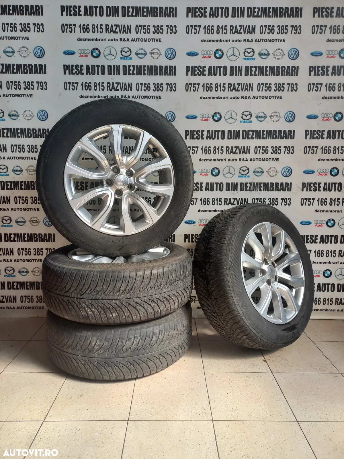 Set Jante Aluminiu R18 Land Rover Range Rover Evoque Discovery Sport Freelander Velar Etc. 235/60R18 - Dezmembrari Arad - 3