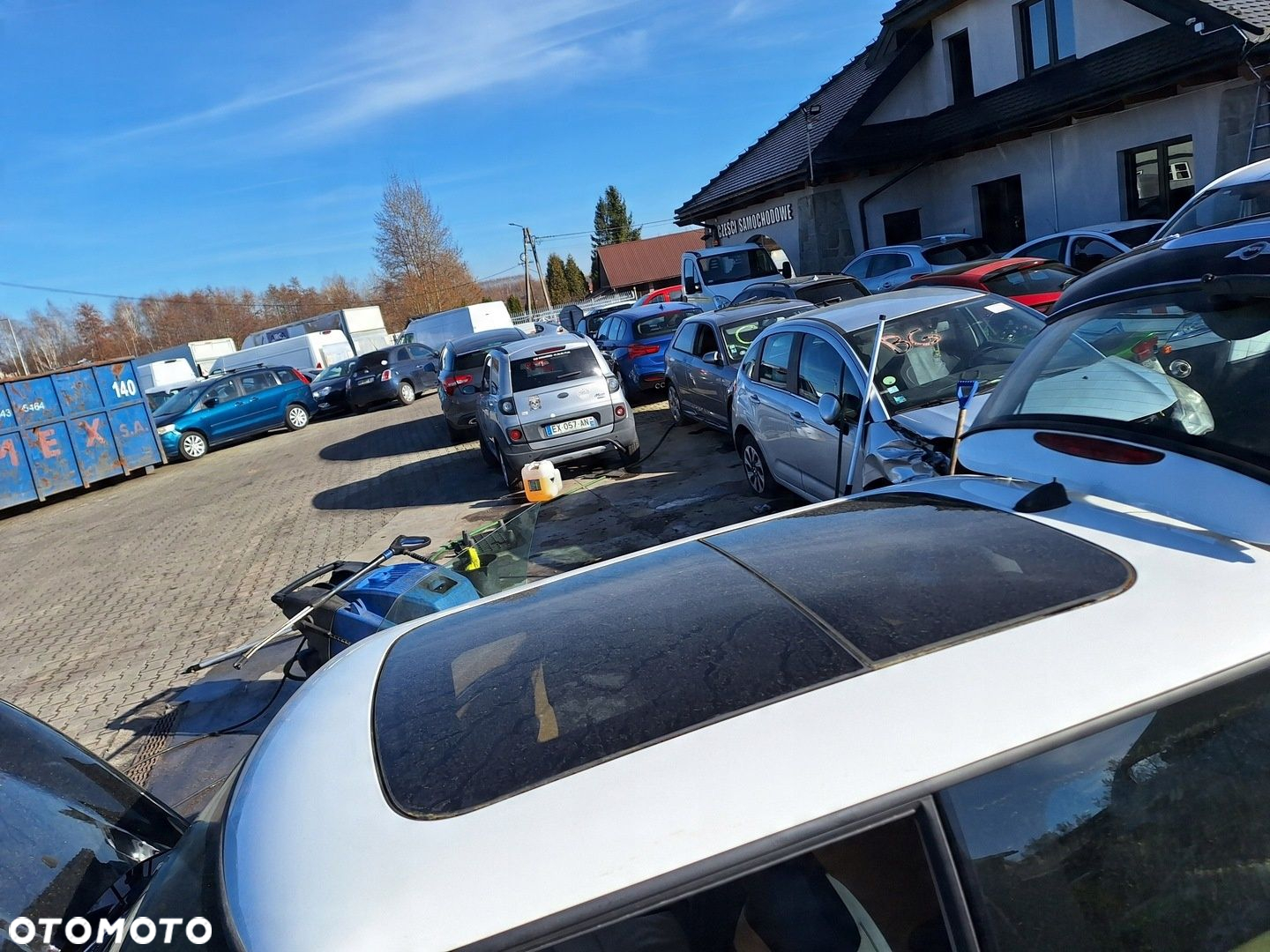 MINI ONE COOPER R50 R53 DACH PANORAMA SZYBERDACH SILNICZEK - 14
