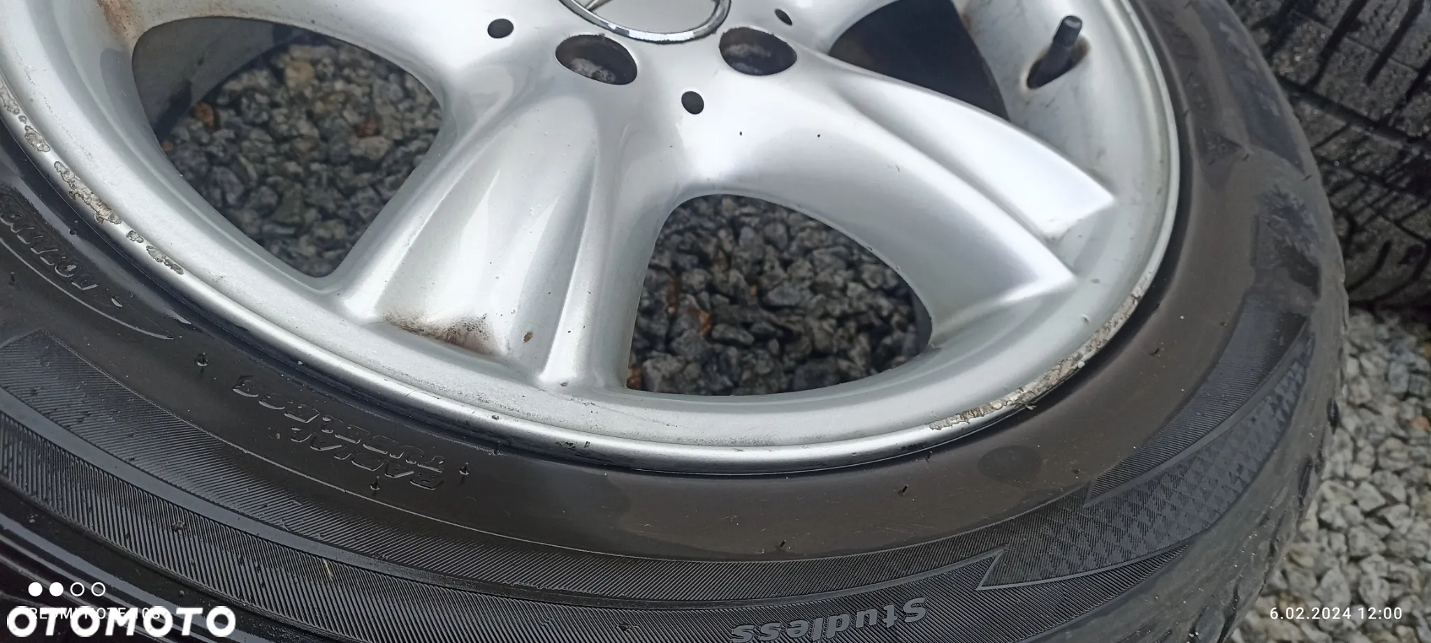 MERCEDES W209 W211 w203 FELGI ALUMINIOWE KOŁA OPONY ZIMOWE 5X112 16 2X7J 2X8.J - 14