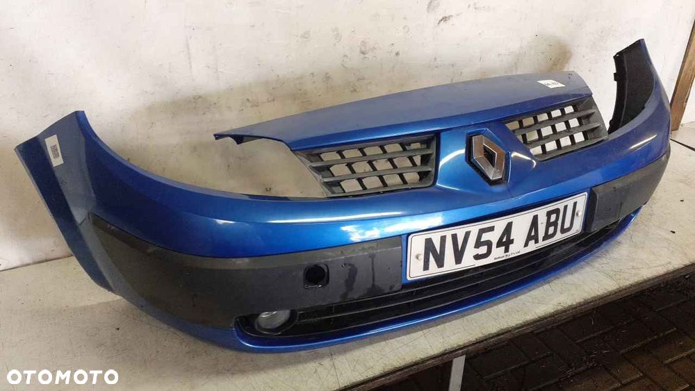 ^ ZDERZAK PRZÓD PRZEDNI DO RENAULT GRAND SCENIC 2 II  TEI45 NIEBIESKI HALOGENY - 4