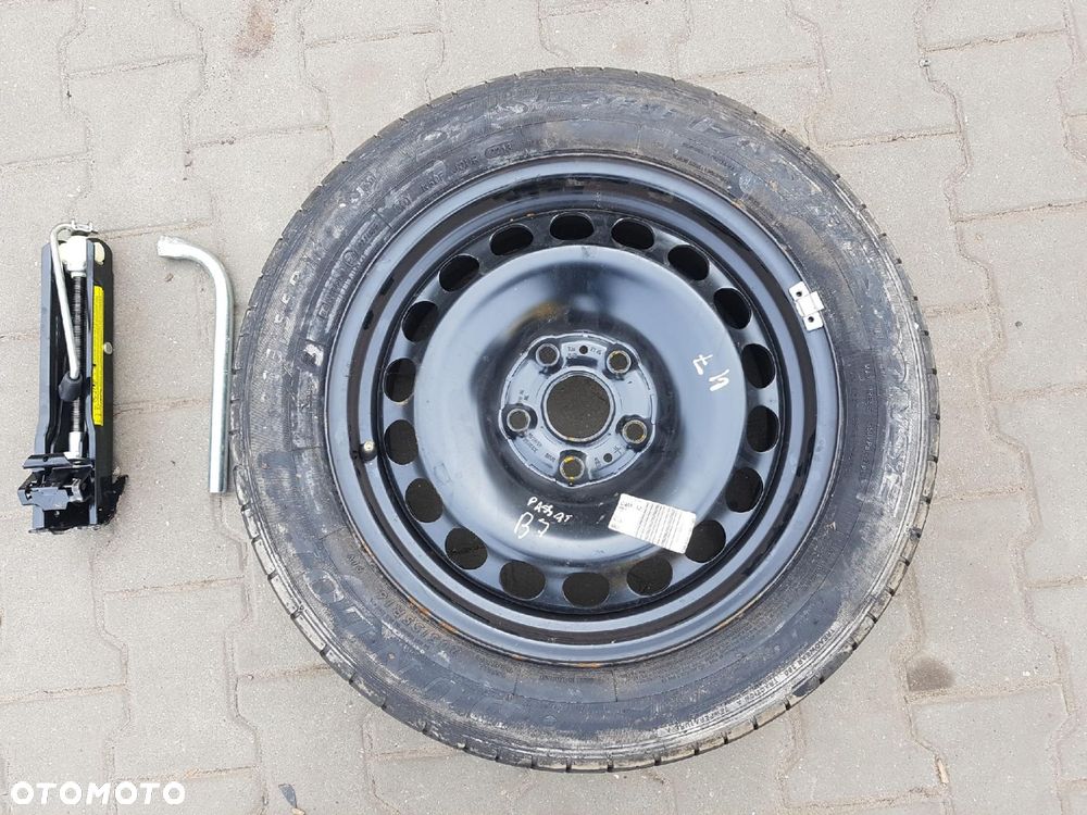 VW PASSAT B7 10-14r KOŁO ZAPASOWE 16 5X112 LEWAREK KLUCZ - 3