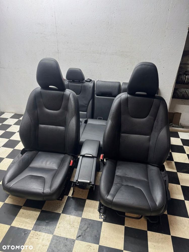 komplet foteli kanapa przód tył fotel volvo xc60 i 2008-2017 skóra - 5
