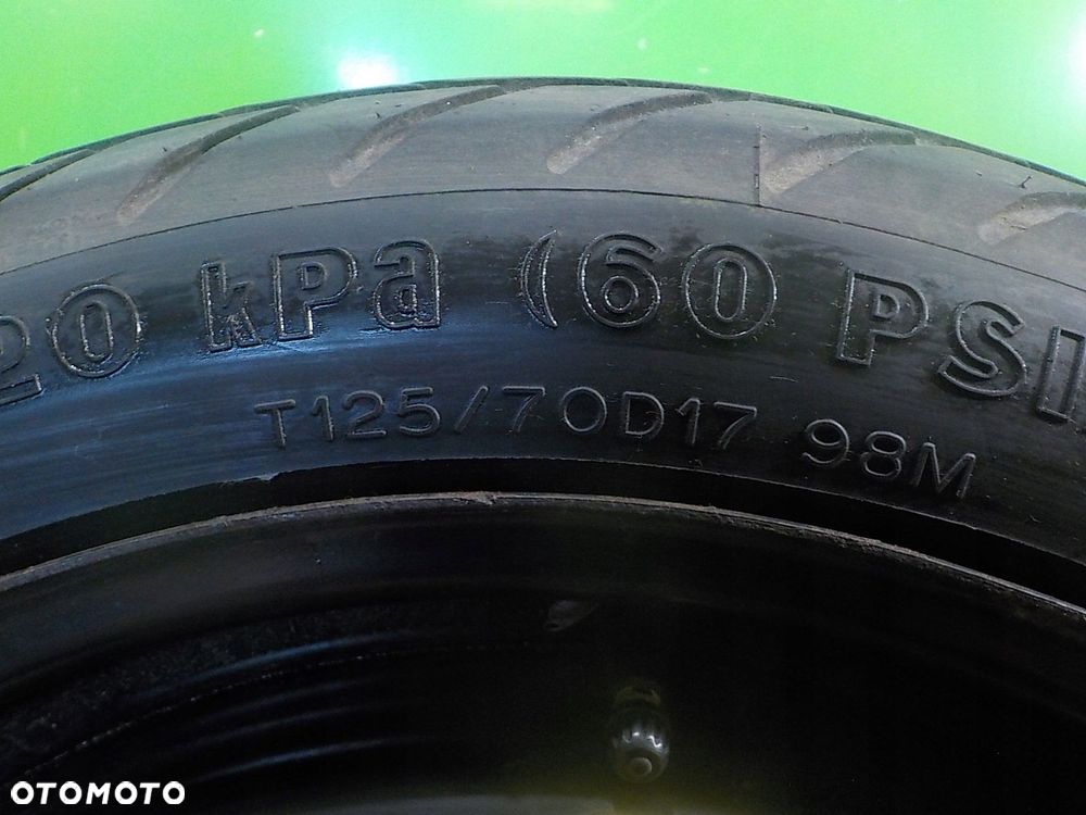 TOYOTA AVENSIS T25 kolo dojazdowe 125/70/17 5x100 - 12
