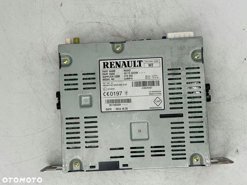 radioodtwarzacz stacja multimedialna renault espace v 281150225r - 2