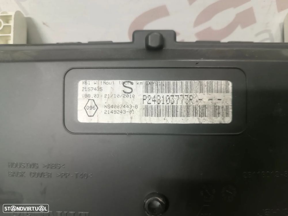 QUADRANTE RENAULT KANGOO II FASE I 2009-2012 REF. P248103773R - 3