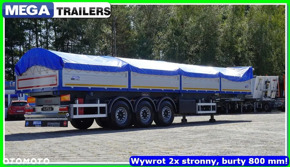 Inny Platforma / Wywrotka 2 strona, 12,60 m, burta 800 mm! - 18