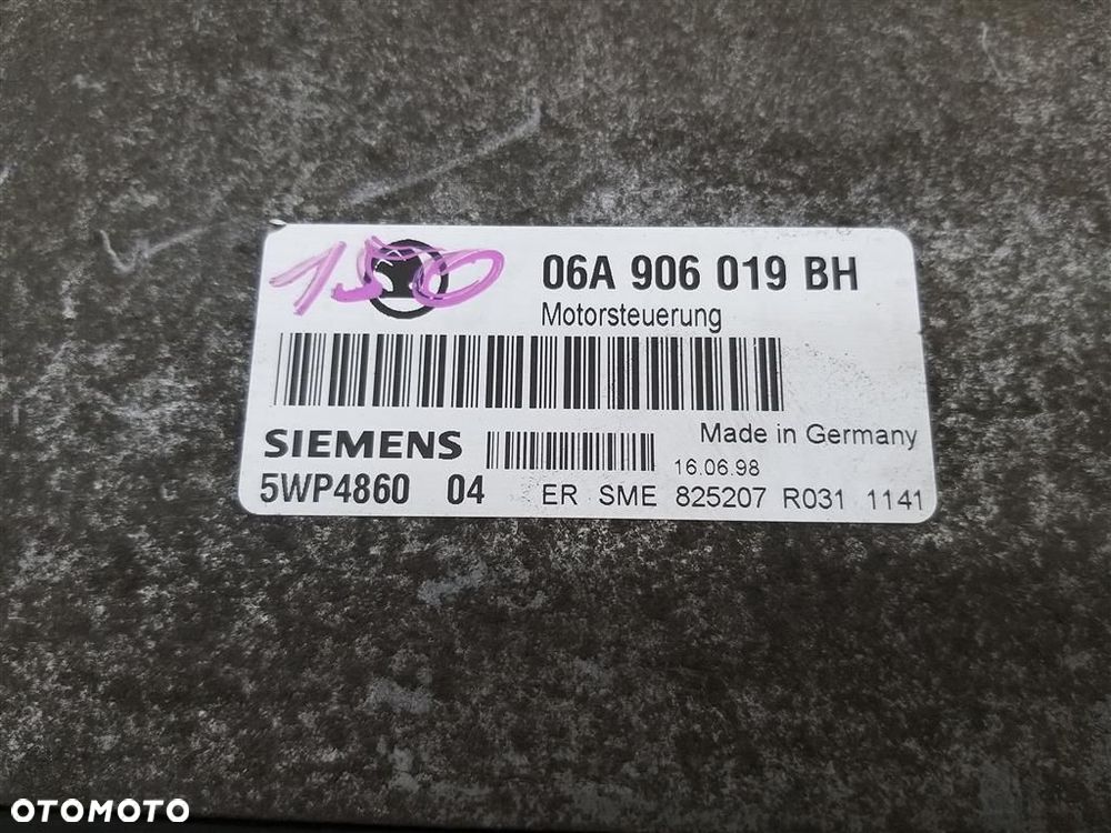Komputer sterownik silnika Skoda Octavia I 1996-2011 1,6 B 06A906019BH - 3