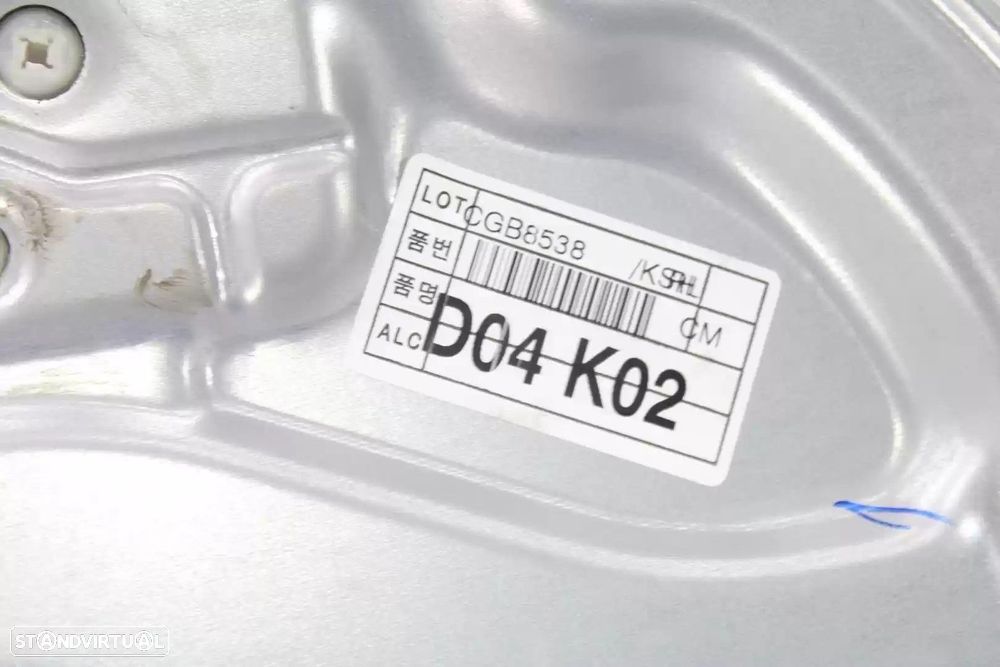 ELEVADOR DE VIDRO TRASEIRO ESQUERDO HYUNDAI SANTA FÉ II 2007 -0909CM400909 - 3