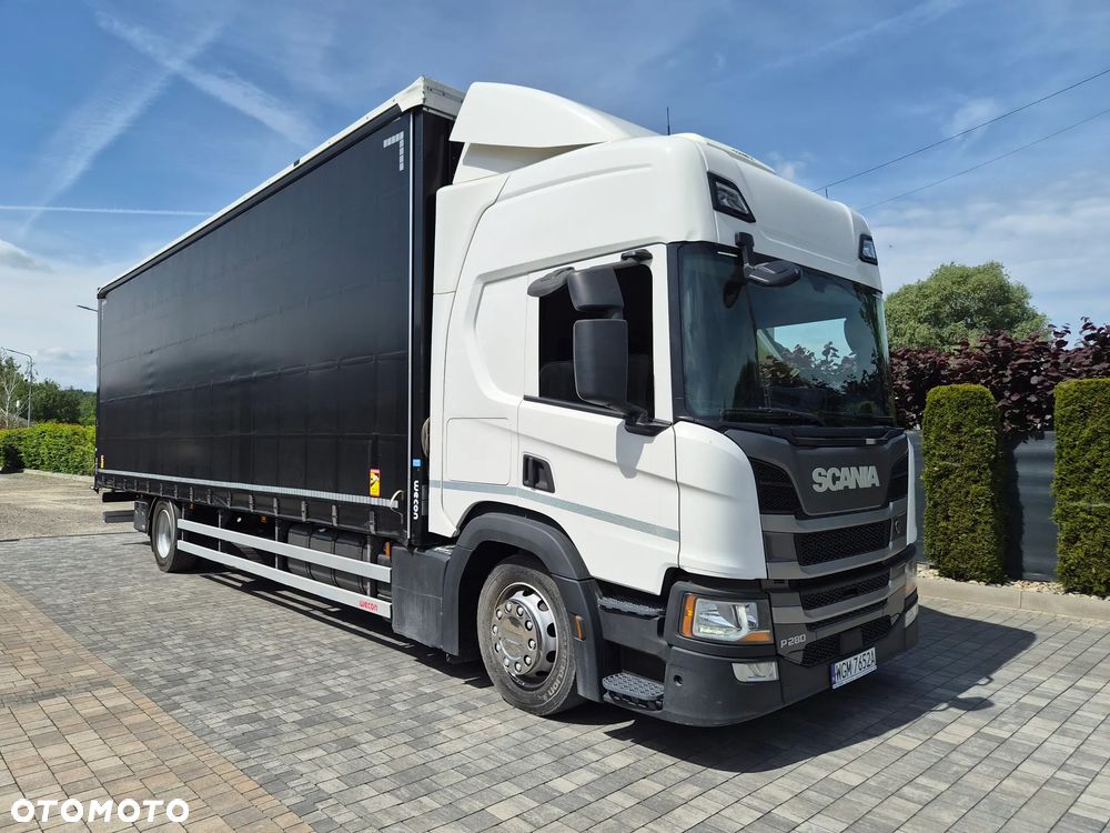 Scania P280 KLIMA POSTOJOWA / SYPIALKA / FIRANKA / 23 EUROPALETY/2021r