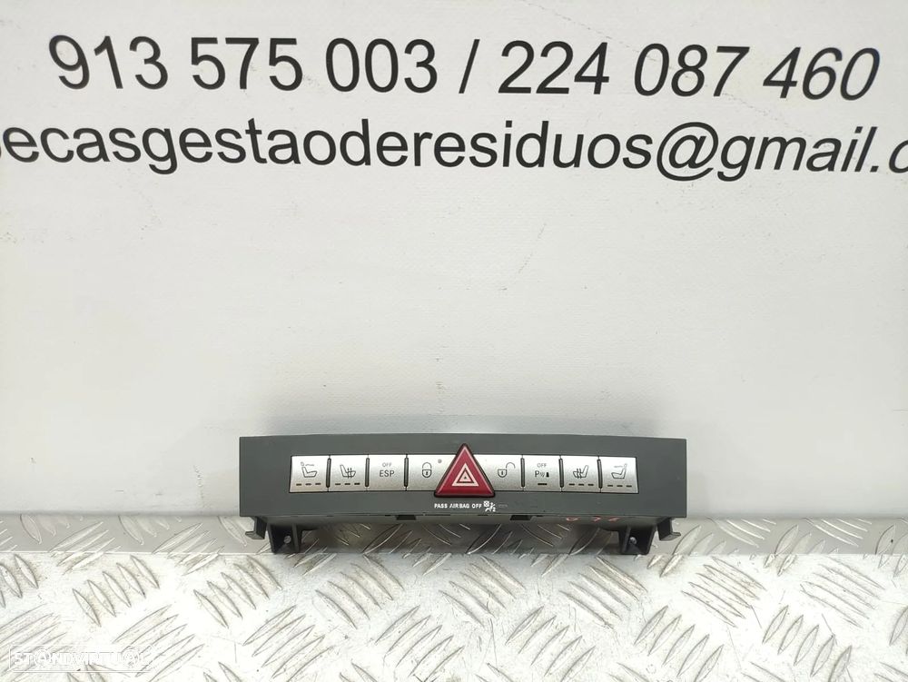 Modulo Controlo Botão 4 piscas Aquecimento Dos Bancos Trancar Portas Mercedes Benz SLK R1 1718208310 - 5