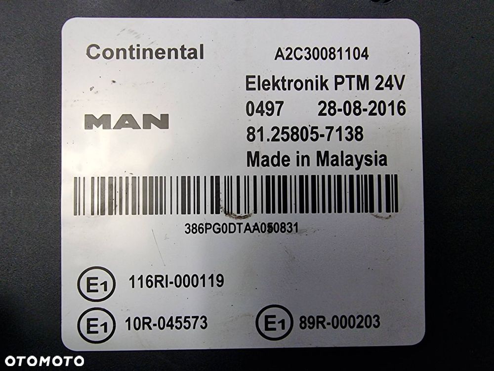 MODUŁ MAN TGX 18.440 81.25805-7138 - 3