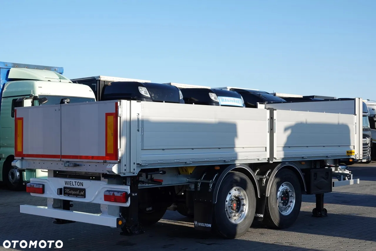 Wielton PRZYCZEPA BURTOWA / DO BUDOWLANKI / NOWA / 2025 ROK / DOSTĘPNA OD RĘKI / WAGA: 3800 KG / ALUFELGI - 7