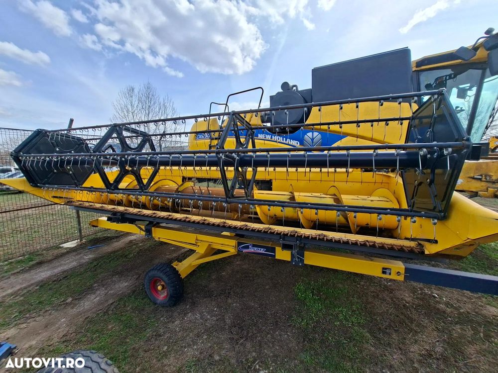 New Holland 760CG 5,48M HEDER + CARUCIOR TRANSPORT GTSH R COCHET - 1