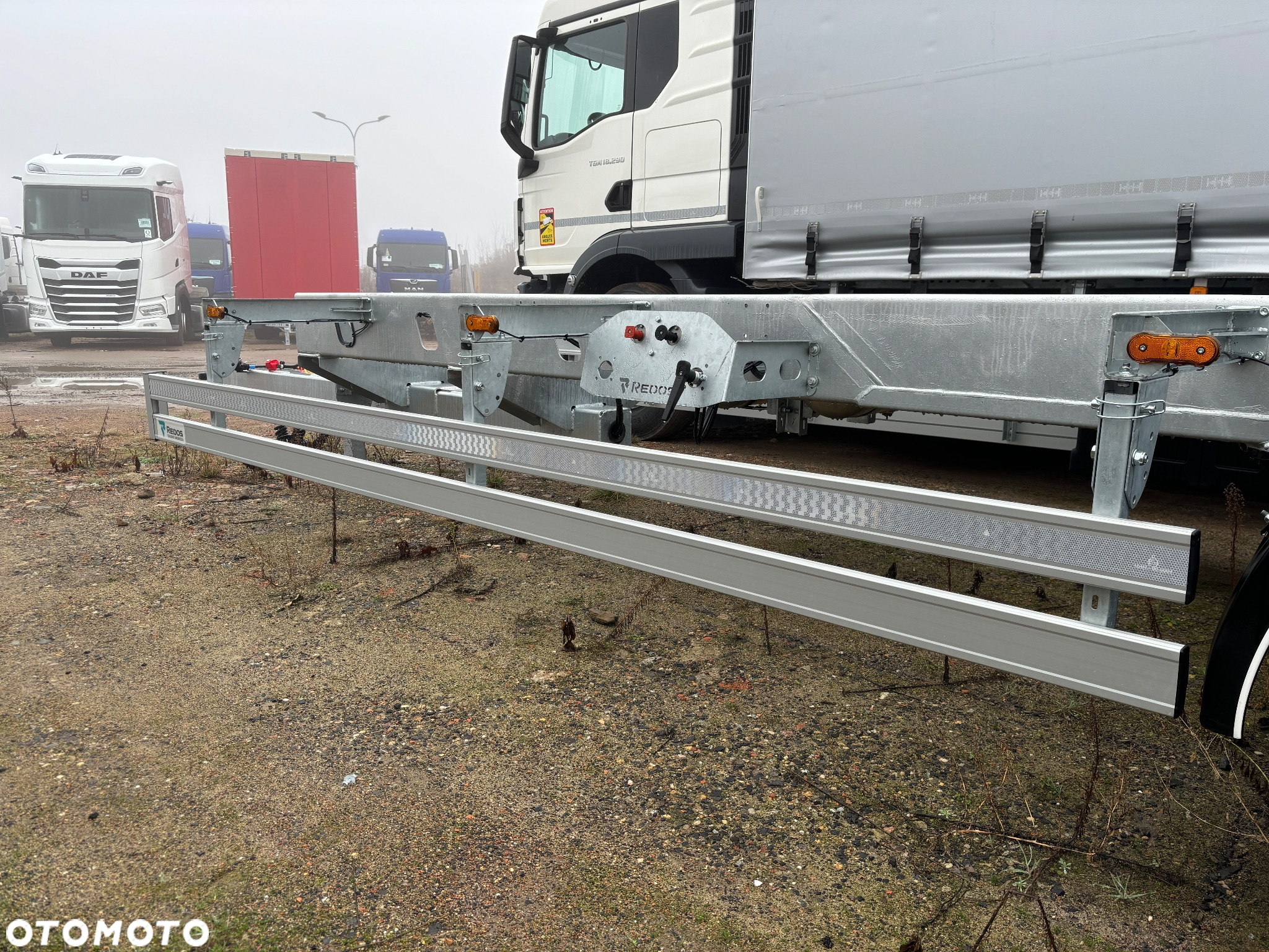 Rowerówka osłona boczna rowerowa międzyosiowa MAN MERCEDES DAF SCHMITZ KRONE VOLVO WIELTON SCANIA - 7