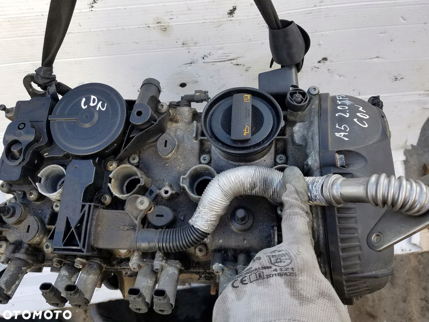 SILNIK 2.0 TFSI CDN CDNC AUDI A5 8T 160 TYS KM - 6