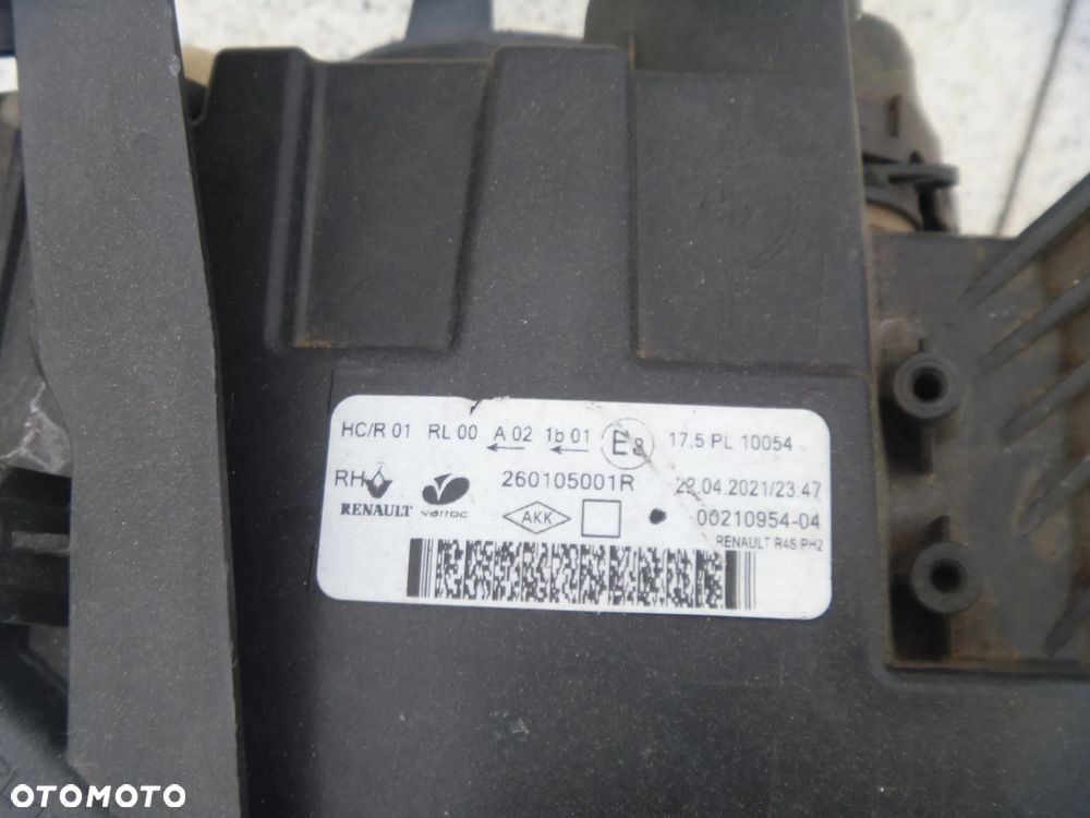 RENAULT TWINGO 3 III LIFT 19-24 LAMPA ZWYKŁA LED ORG 260105001R EUROPA - 6