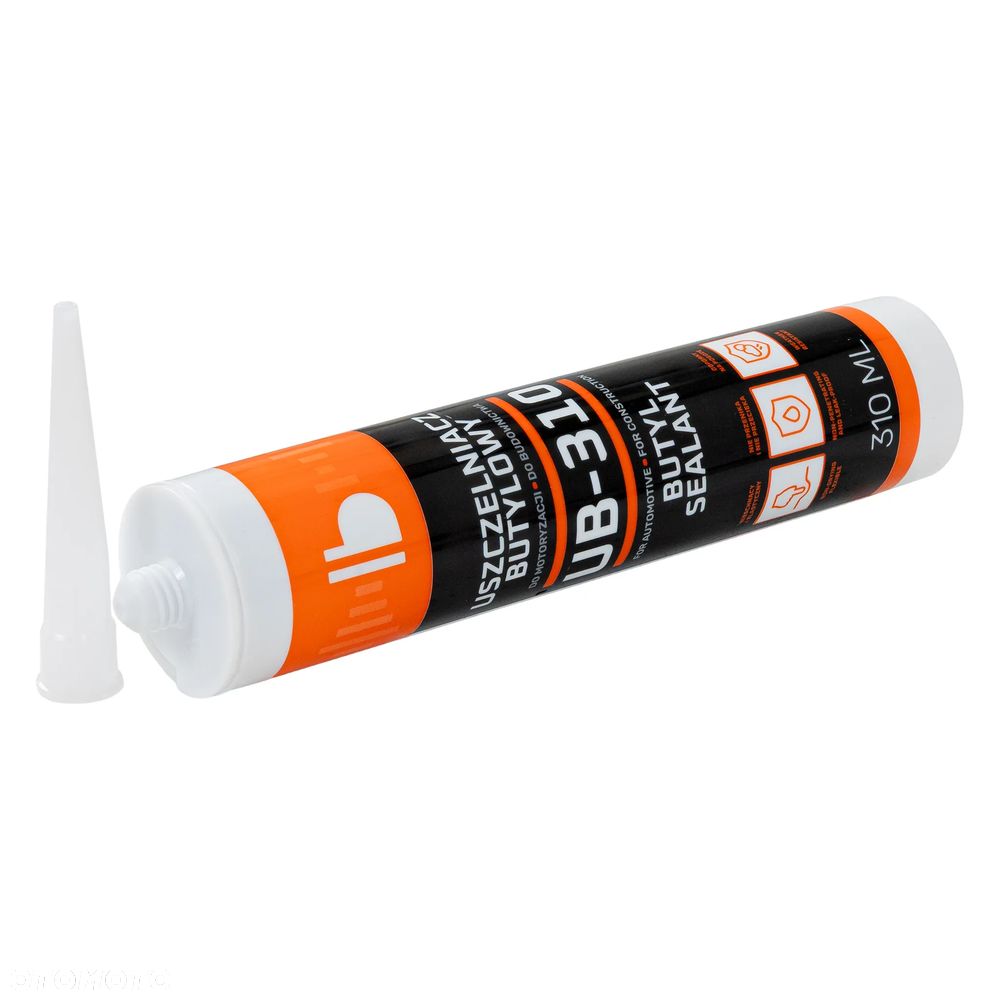 Szary uszczelniacz butylowy Bitmat UB-310 karoseria dach 310ml - 12