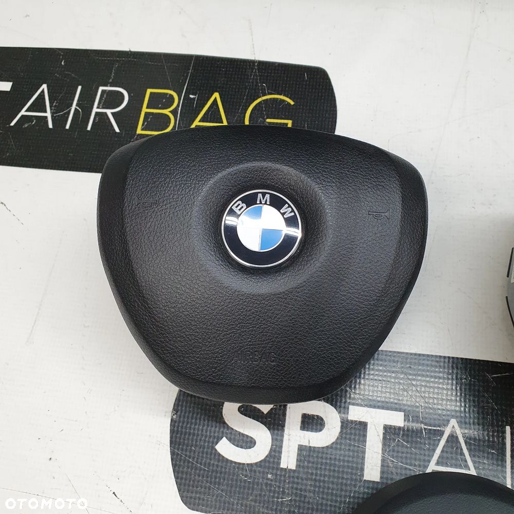 BMW F10 F11 DESKA ROZDZIELCZA GUMA HEAD UP KONSOLA KOKPIT PULPIT PODUSZKI AIRBAG AIR BAG NAPINACZE KIT SET - 6