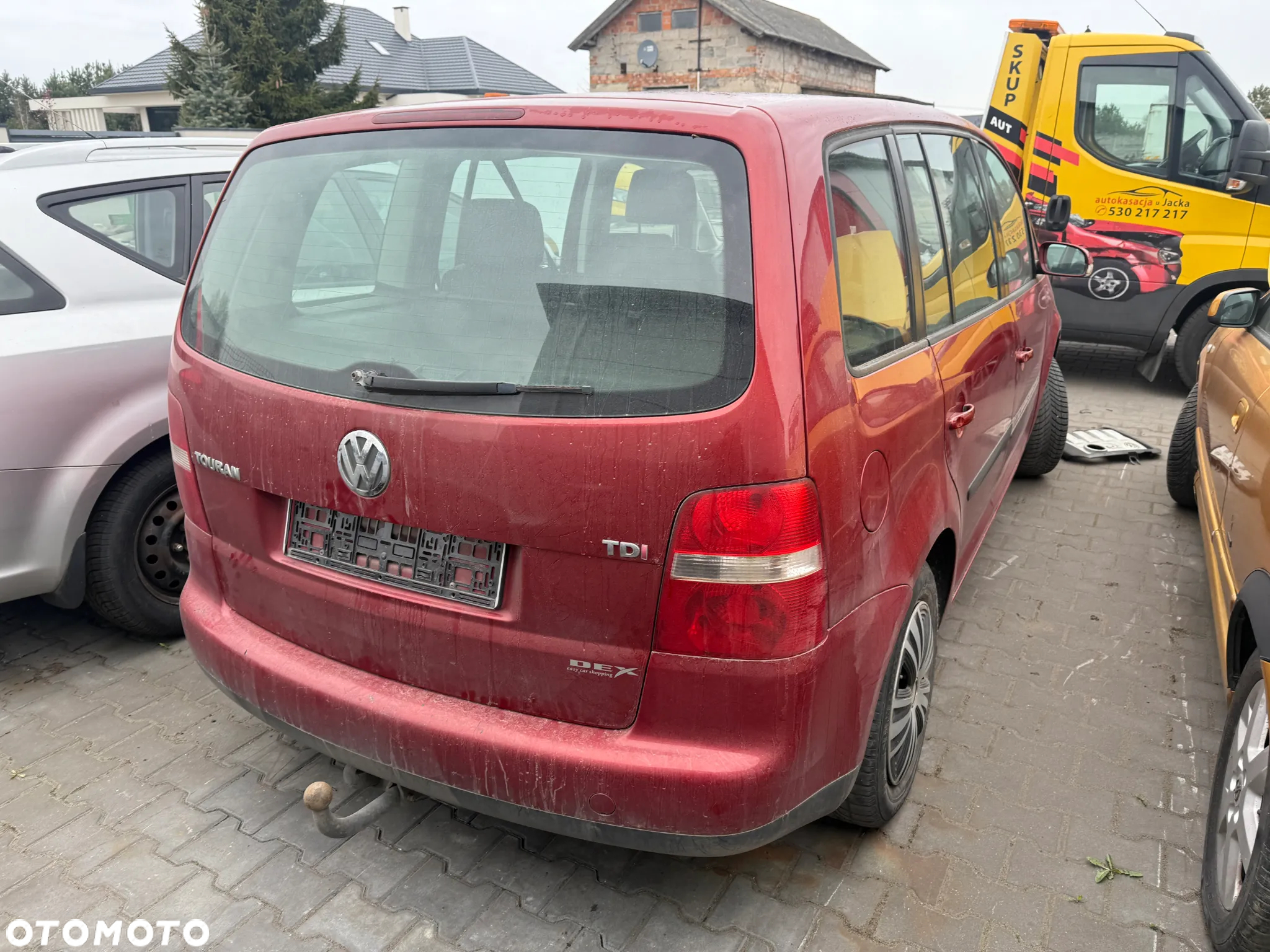 VW Touran 1.9 TDI Skrzynia Zderzak Drzwi Lampa - 2