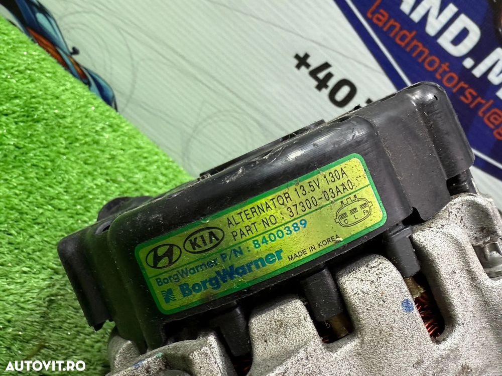 ALTERNATOR KIA CEED GT-LI 1.4 BENZINA 2019 COD OEM 37300-03AA0 3730003AA0 2018-2021 - 7