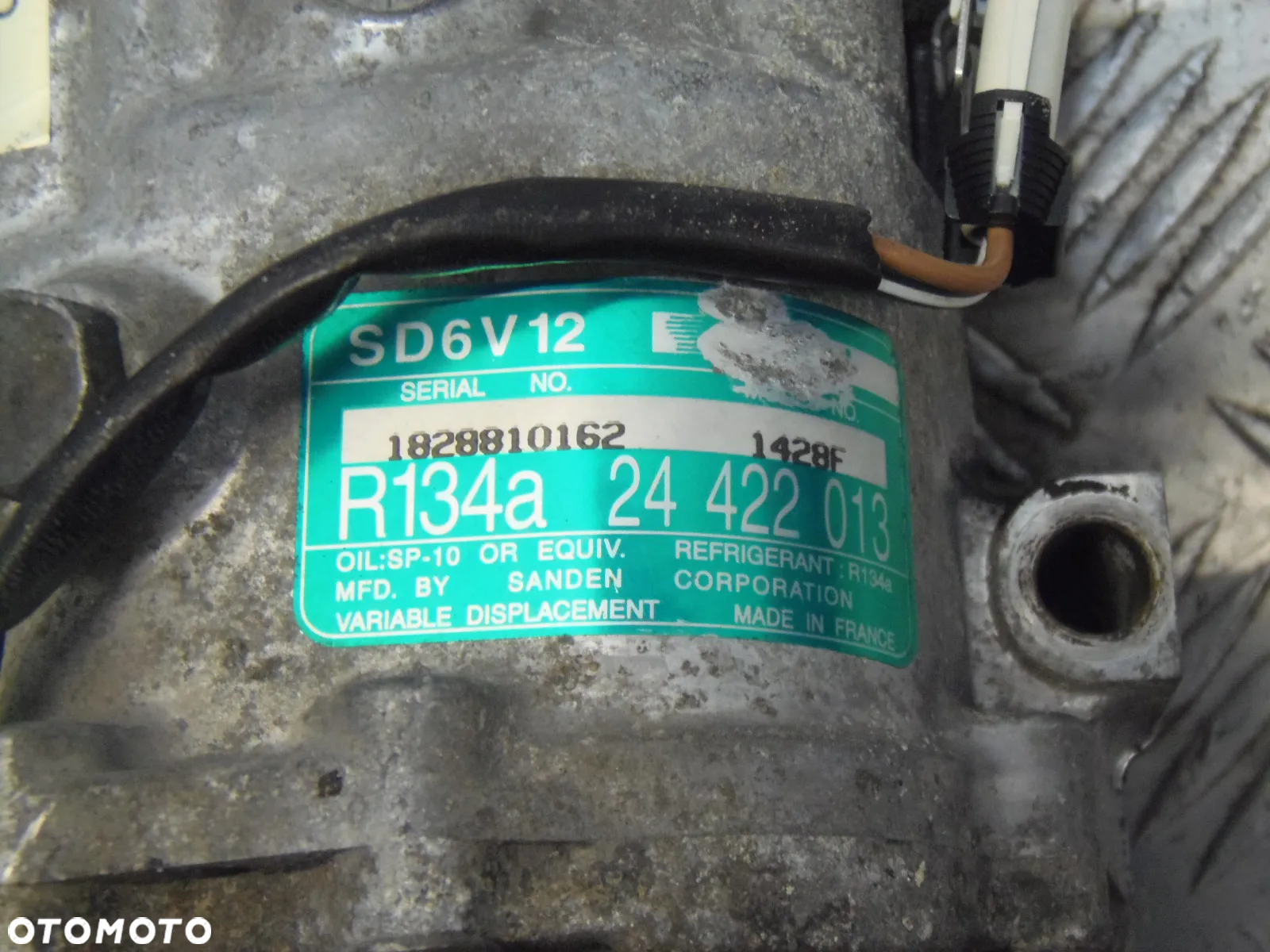 SPRĘŻARKA KLIMATYZACJI OPEL ASTRA II G 1,7 ISUZU SD6V12 1428F - 2