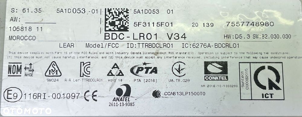 MODUŁ STEROWNIK BDC BMW F46 MINI F56 5A1D053 - 10