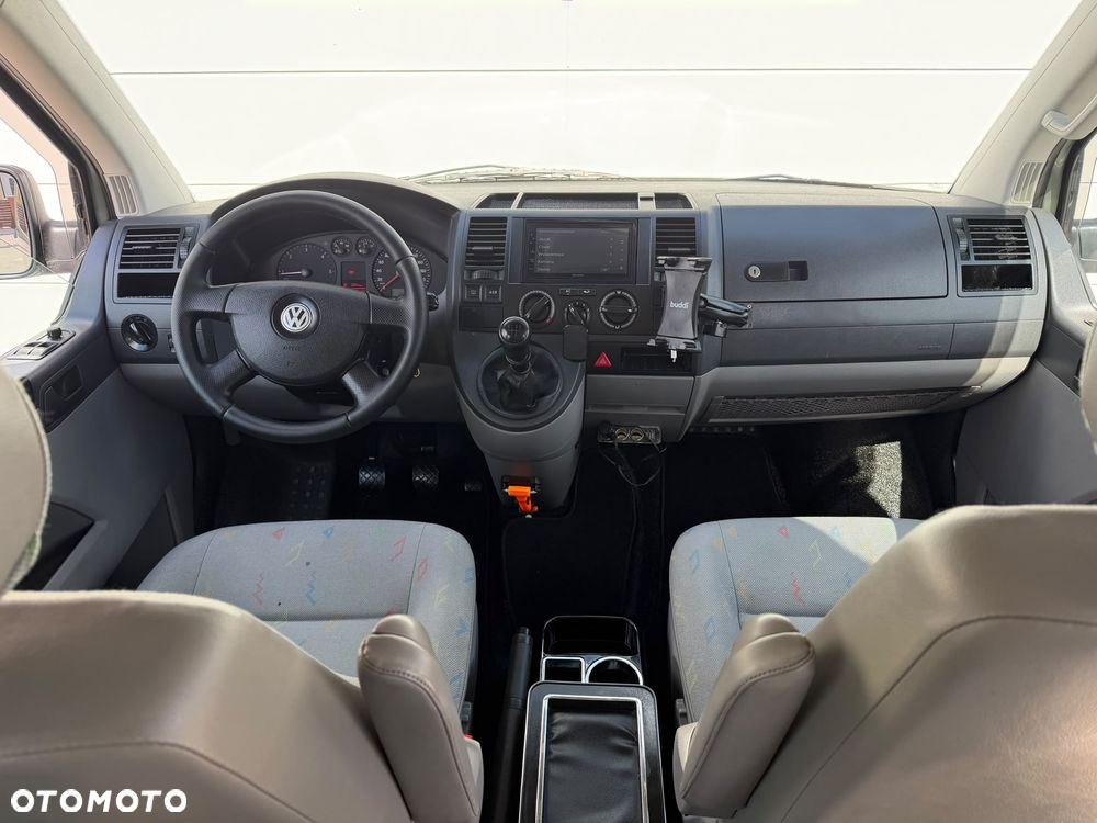 Volkswagen TRANSPORTER T5 1.9TDI Klima Elektryka Duża Navi Rury Brygadówka Dubel Kabina Klapa Hak - 21
