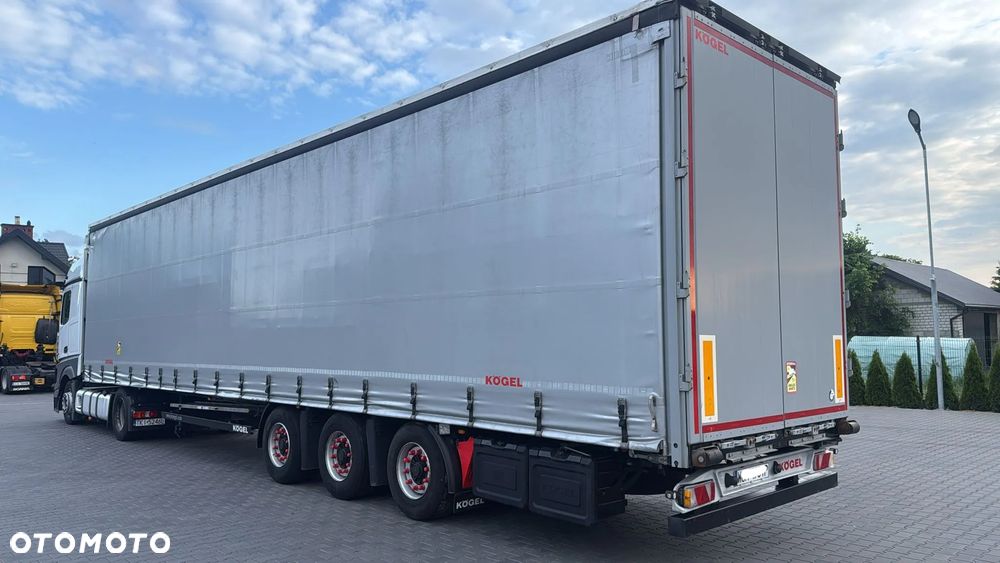 Kögel FIRANKA MEGA OSIE BPW ECO PLUS OS PODNOSZONA TARCZA - 3