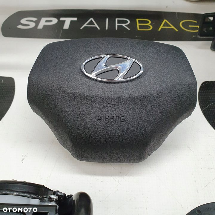 HYUNDAI KONA 1 I DESKA ROZDZIELCZA KONSOLA KOKPIT PULPIT PODUSZKI AIRBAG AIR BAG PASY KIT SET - 7