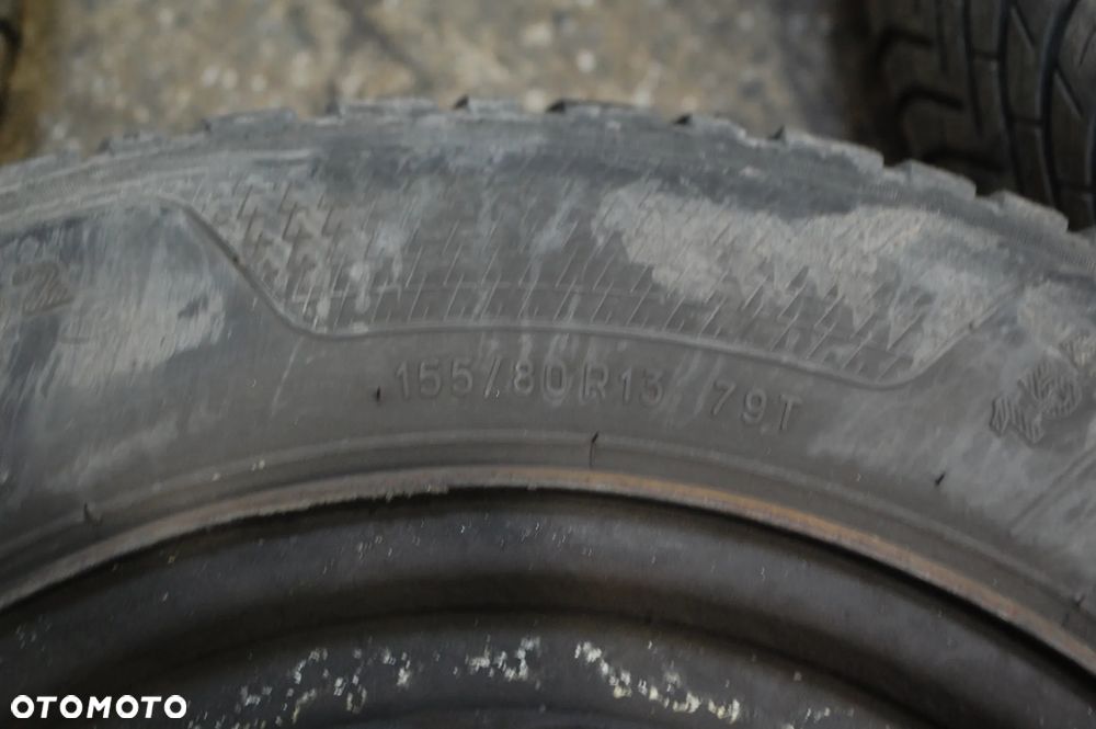 FELGI STALOWE + OPONY ZIMOWE 4X98 KLEBER 155/80R13 2022R. FIAT PANDA OPEL - 7