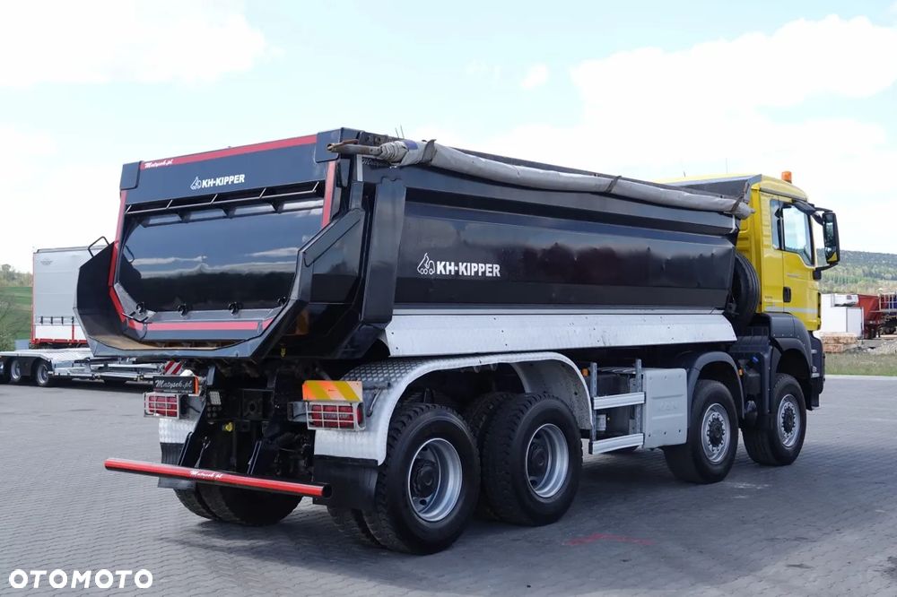 MAN TGS 41.460 / 8X8 / WYWROTKA TYLNOZSYPOWA / MANUAL / HARDOX / KH-KIPPER / 2017 ROK / - 14