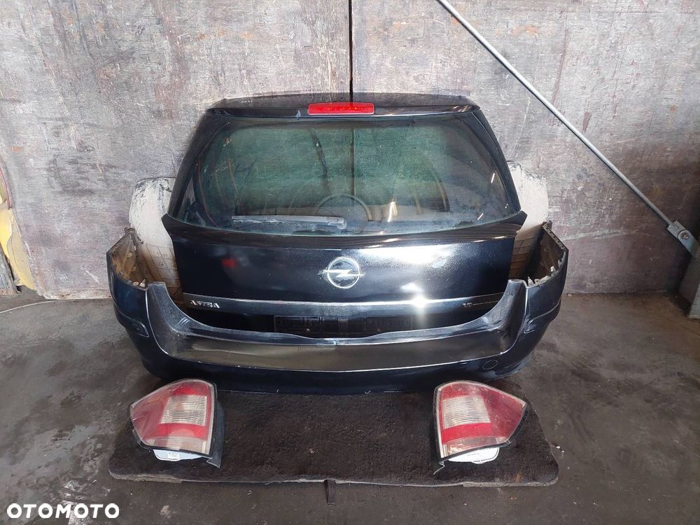KOMPLETNY TYŁ KLAPA BAGAŻNIKA ZDERZAK TYŁ LAMPY ASTRA H LIFT KOMBI Z20R - 1